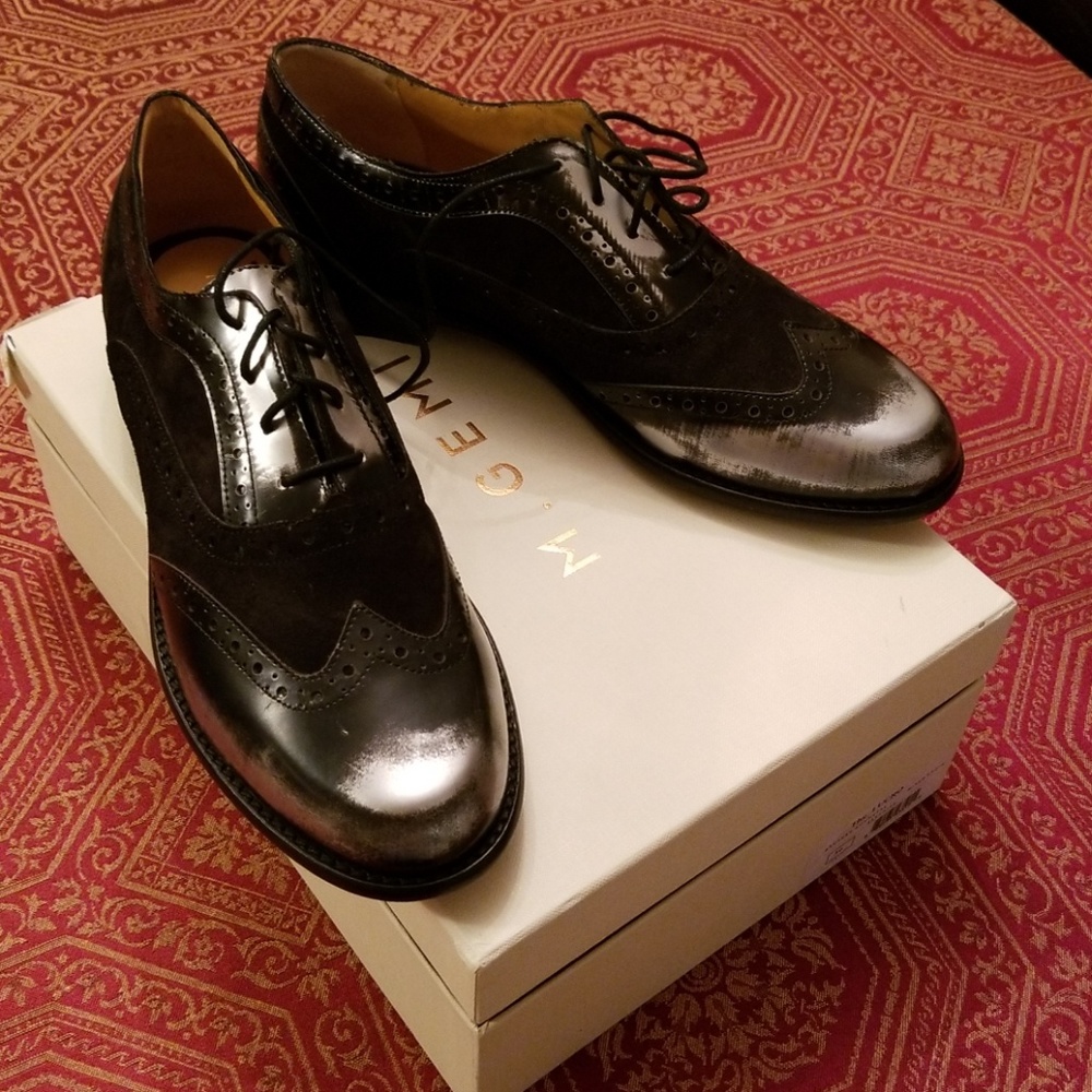 🆕️M.Gemi The Lucro shoes, brushed gunmetal, Italy